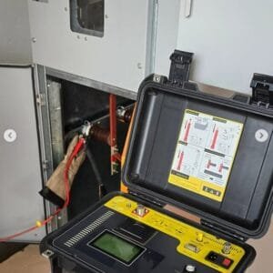 Ensaio de tensão aplicada Hipot DC 120KV